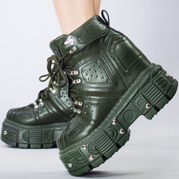 COPY - Anthony Wang X Code Warrior Platform Sneakers - Picture 2 of 3